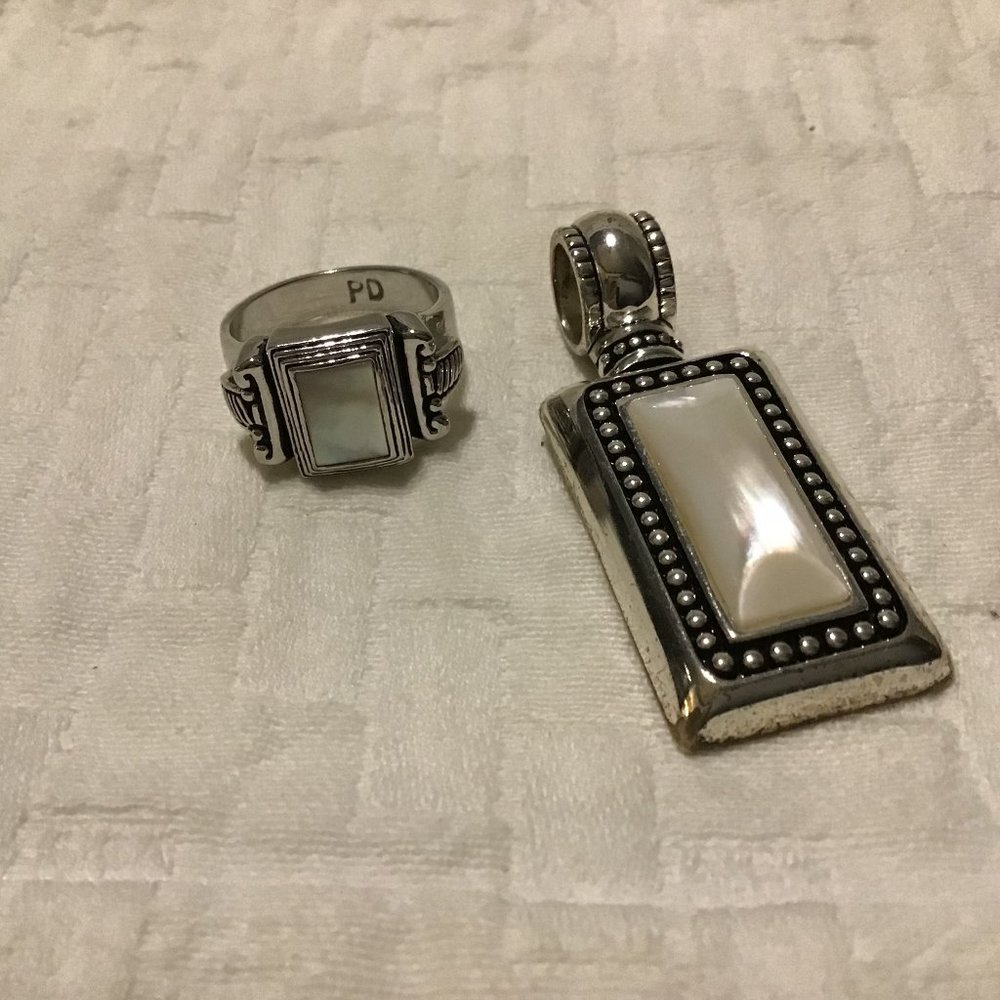 Authentic Premier Design Set, Ring And Pendant - image 1